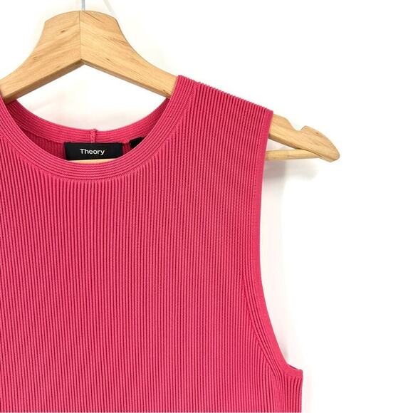 Theory Textured Shell Blouse Sz M - Picture 7 of 8